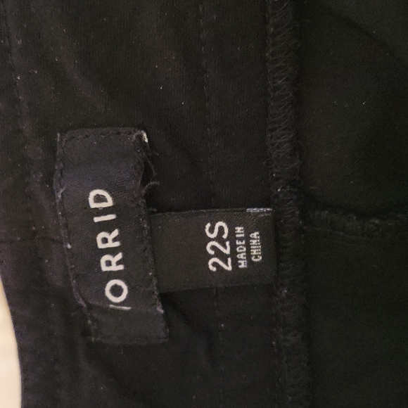 Torrid Studio Black Ponte Stretch Pants Flare Work Career Office High Waisted - Picture 3 of 3